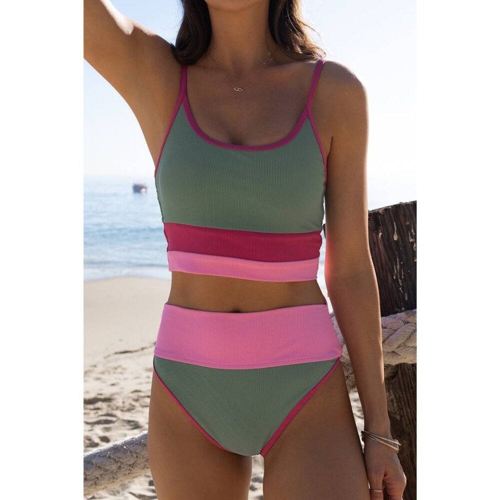 NWT Emmy Bottom in Sage Blossom Colorblock